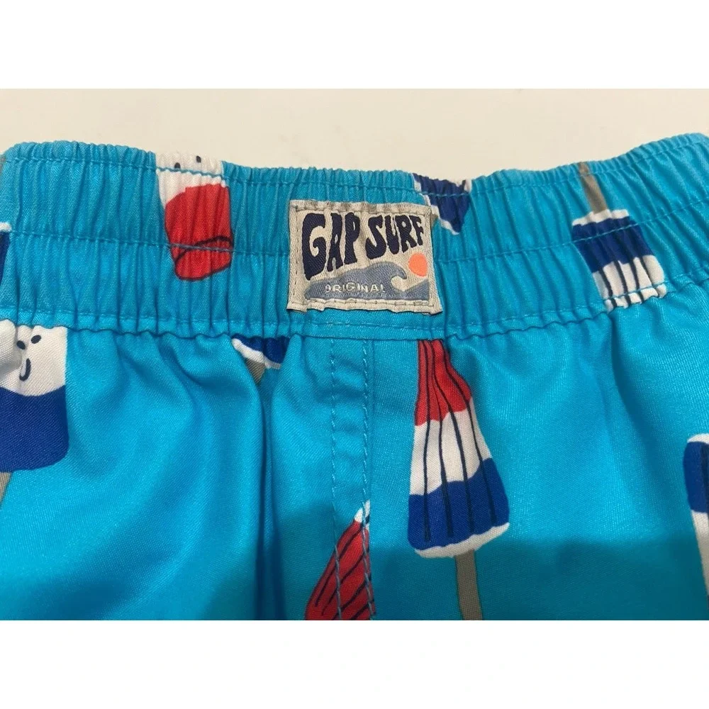 Adorable babyGap 12-18M Swim Shorts Popsicle Print 🇺🇸 Patriotic Summer Fun!‎